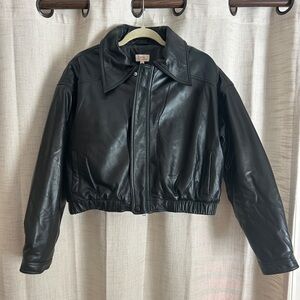 Raven Leather Jacket in Black - Camila Coelho